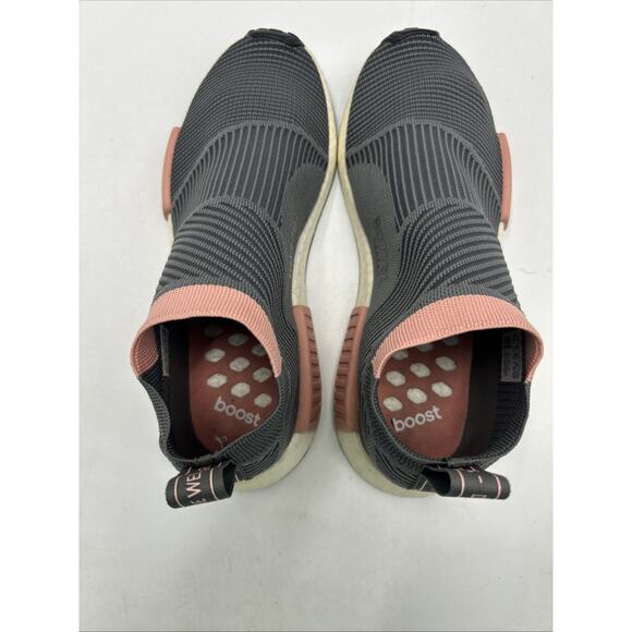 adidas NMD CS1 Primeknit Grey Trace Pink Women’s Size 8.5 Athletic Shoes - Picture 4 of 8